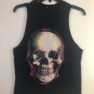 Skull tank top Love culture